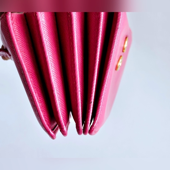 Prada Pink Accordion Card Holder Wallet - Picture 9 of 12
